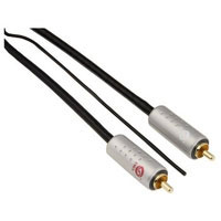 Hama RCA Cable  Cartec Black , 2 RCA Plugs - 2 RCA Plugs, with remote, 1.5m (00082111)